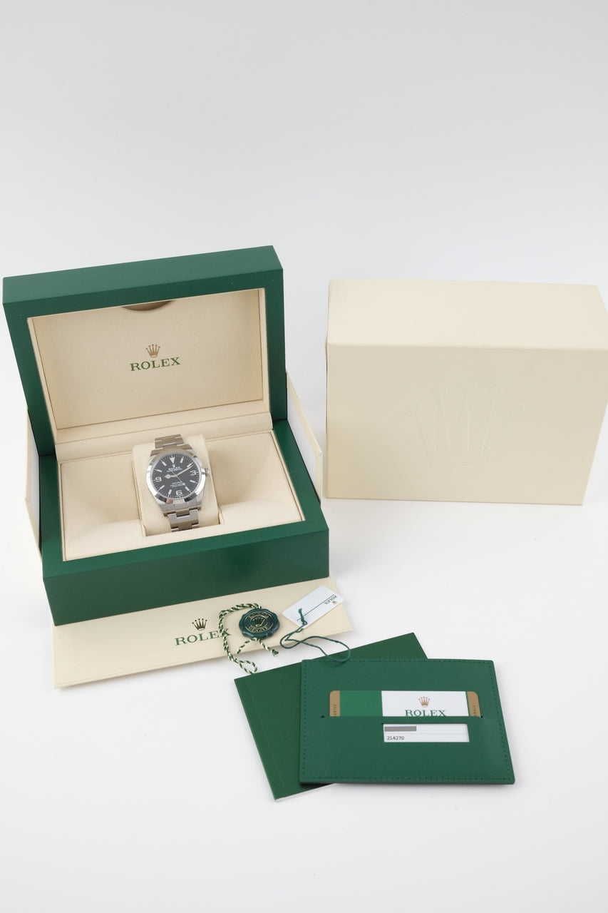 Rolex Explorer 214270 - Papers and documentation