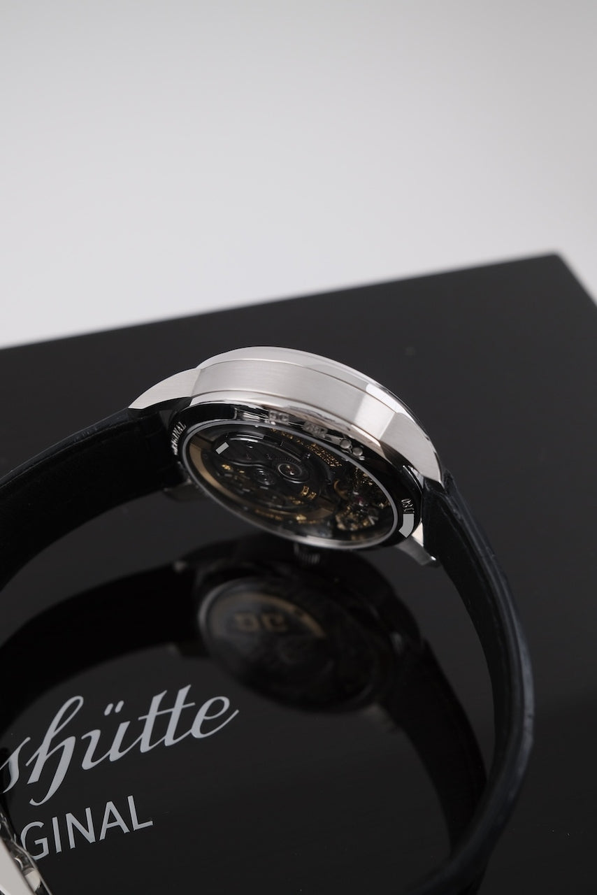 Glashütte PanoMaticLunar Aventurin Platinum 19214010361 - Detailansicht 7