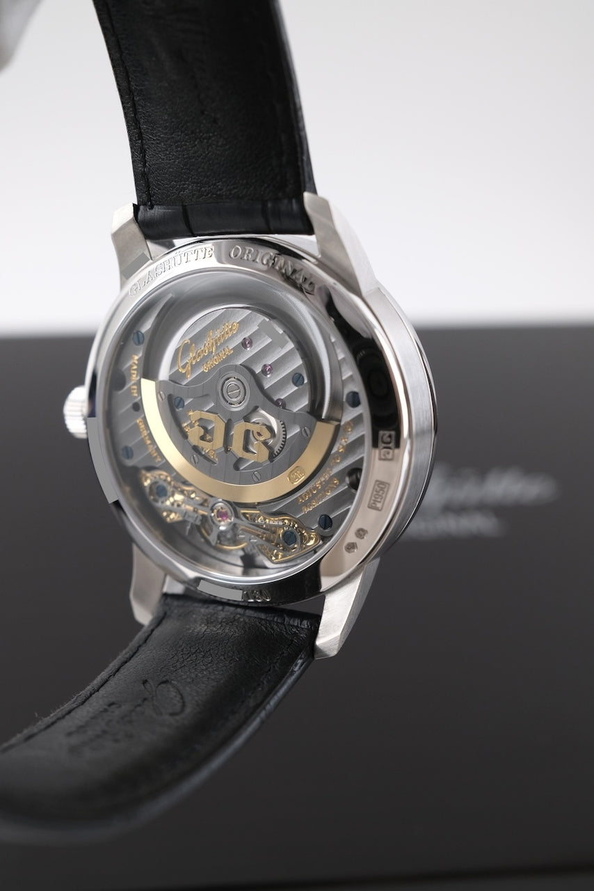 Glashütte PanoMaticLunar Aventurin Platinum 19214010361 - Detailansicht 9