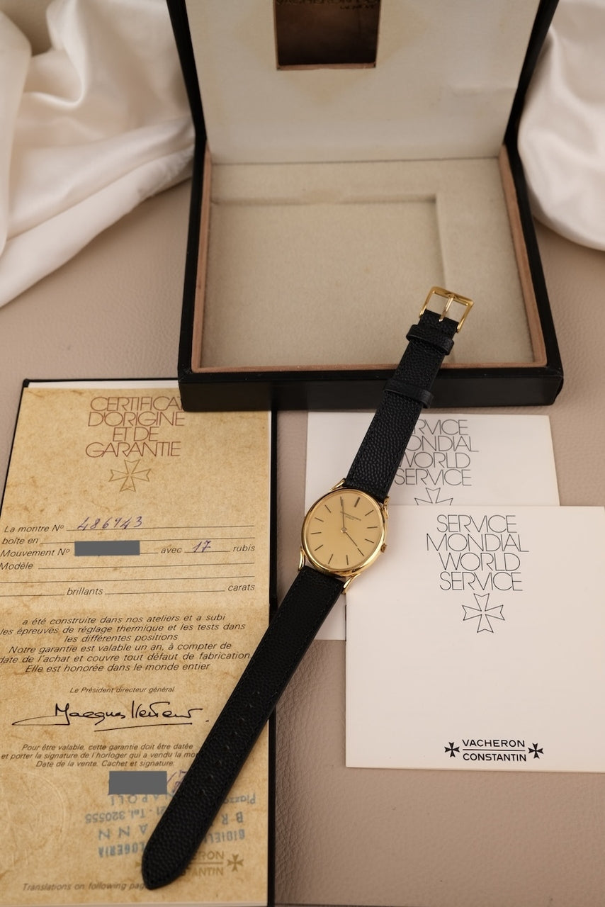 Vacheron Constantin Oval Vintage 486943 - Papiere und oder Lieferumfang