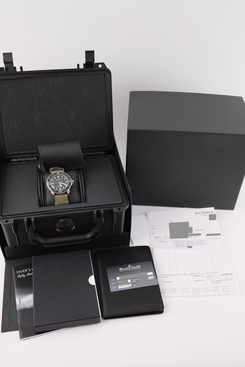 Blancpain Fifty Fathoms Automatique 5015-1130-52A - Papers and documentation