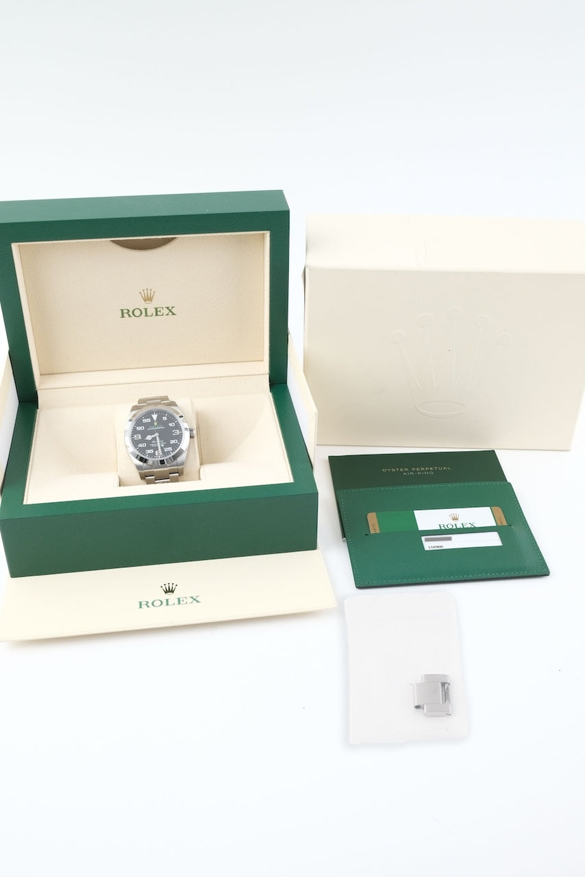 Rolex Air-King 116900 - Papiere und oder Lieferumfang