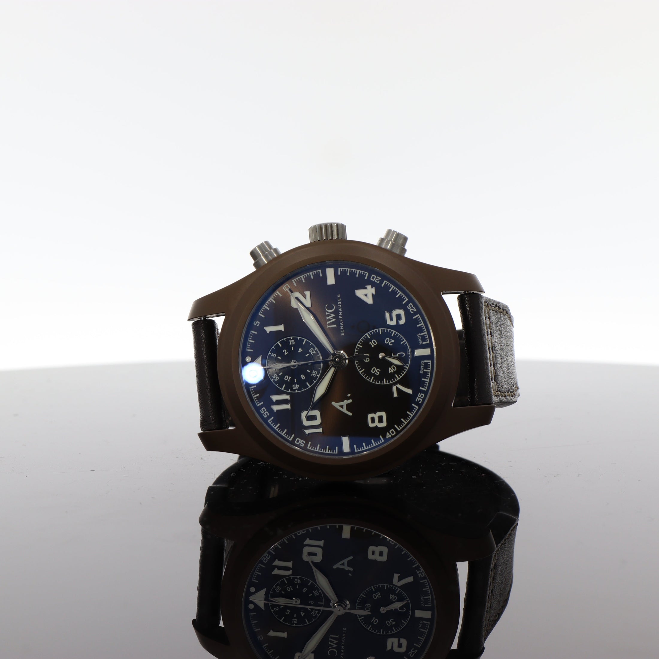 IWC Fliegeruhr Chronograph The Last Flight Chronograph Limited Edition IW388004 Box + og. Papiere