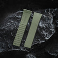 Load image into Gallery viewer, Olive Green Rubber CTS Strap Uhrenarmband Grün Schnellwechselsystem DELUGS

