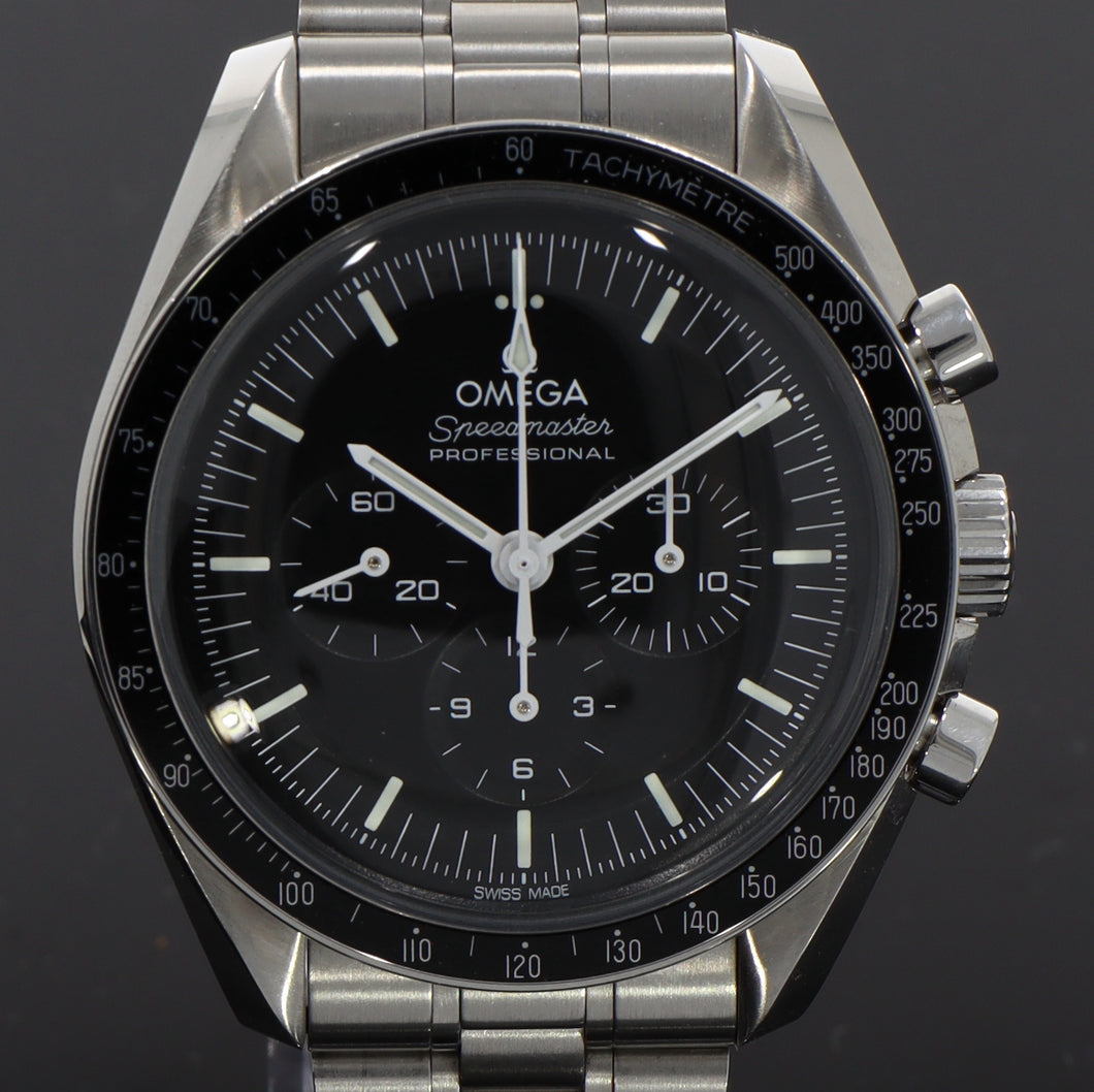 Omega Speedmaster Professional Moonwatch Co-Axial 31030425001001 B+P TOP ZUSTAND
