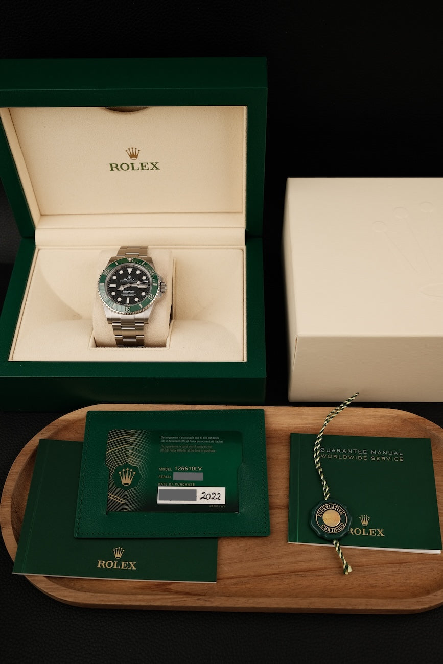 Rolex Submariner Date 126610LV Box + og. Papiere Starbucks MK I