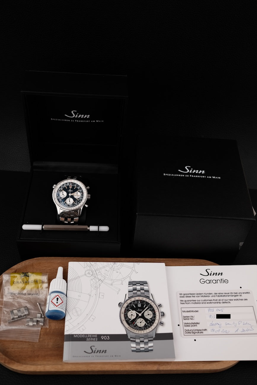 Sinn 903 903.045 Box + og. Papiere German Delivered