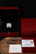 Load image into Gallery viewer, Cartier Santos Dumont WSSA0032 Box + og. Papiere Steel
