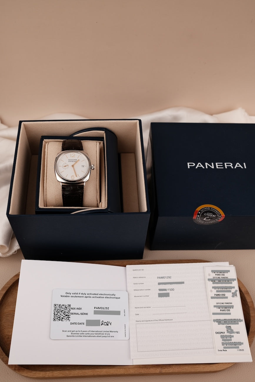 Panerai Radiomir Quaranta PAM01292 Box + og. Papiere 40mm 2024