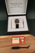 Load image into Gallery viewer, Omega Cosmic 1951 Museum Collection Collector´s Series Number Two 57018000  Box + og. Papiere NOS NEVER WORN Rose Triple Date
