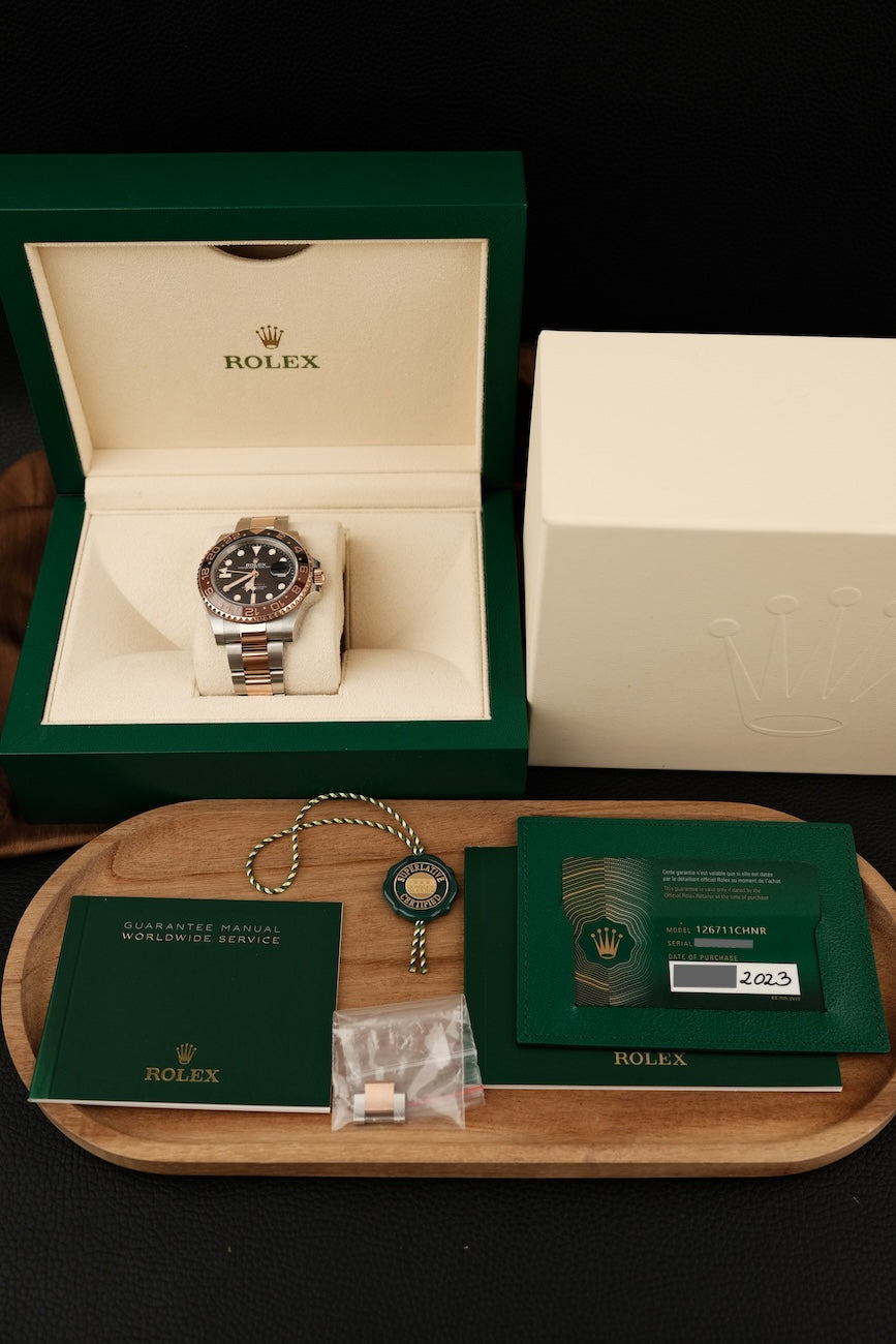 Rolex GMT-Master II 126711CHNR Box + og. Papiere Rootbeer