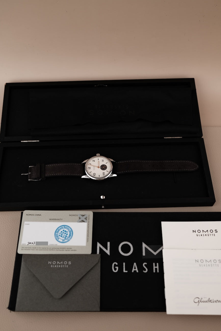 Nomos Club Campus U² 738.S5 Box + og. Papiere