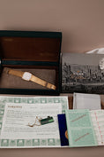 Carica l'immagine nel visualizzatore della galleria, Rolex Cellini 4096 Box + og. Papiere Rare, Crazy Condition, Open Papers, Uncut Bracelet, 18k Gold
