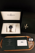 Carica l'immagine nel visualizzatore della galleria, Frederique Constant Classic Index Steel Blue FC-303MN5B6B Box + og. Papiere
