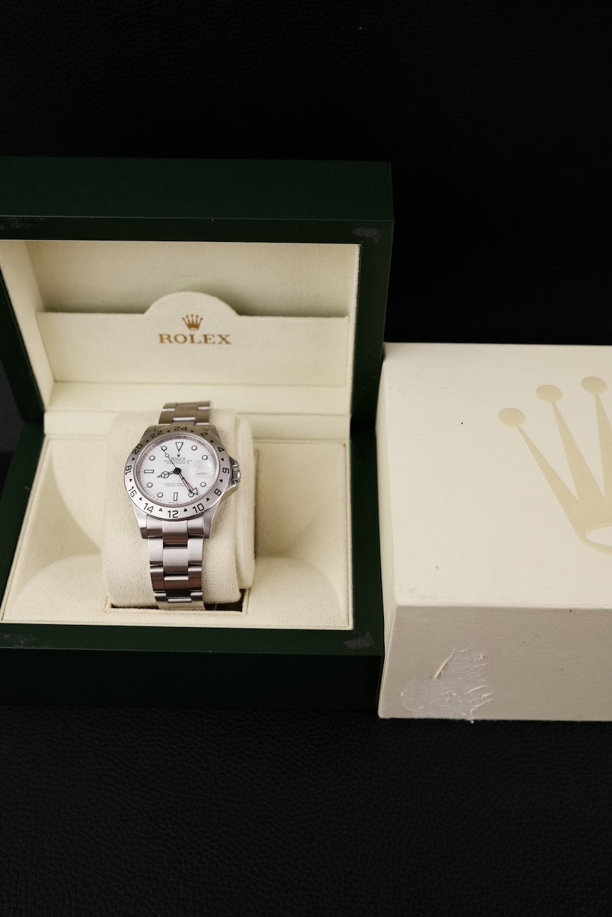 Rolex Explorer II  16570 Box SERVICED, Polar, RRR