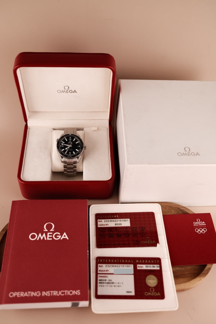 Omega Seamaster Planet Ocean 23230422101001 Box + og. Papiere