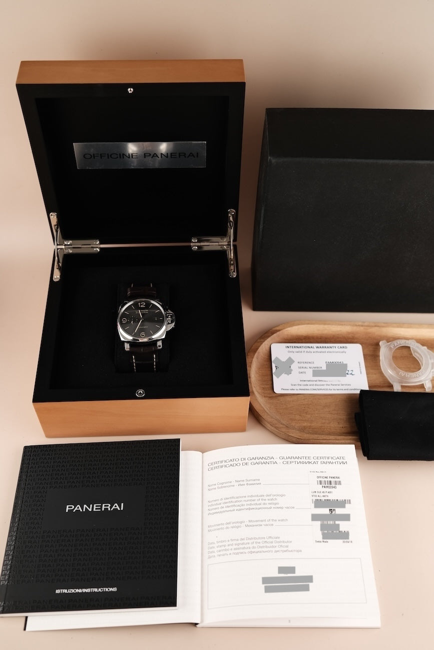 Panerai Luminor Due PAM00943 Box + og. Papiere LC DE