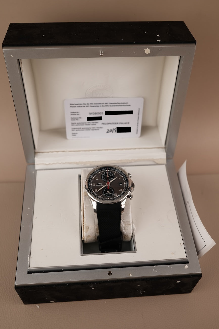 IWC Portugieser Yacht Club Chronograph  IW390503 Box + og. Papiere