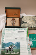 Load image into Gallery viewer, Rolex Datejust 36 16013 Box + og. Papiere S/G, Houndstooth Dial, LC100
