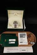 Carica l'immagine nel visualizzatore della galleria, Rolex Oyster Perpetual 36 116000 Box + og. Papiere Silver Stick Dial, LC100, First Buyer's Invoice
