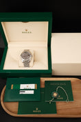 Bild in Galerie-Betrachter laden, Rolex Datejust 41  126334 Box + og. Papiere Grey Rhodium Dial Jubilee Bracelet
