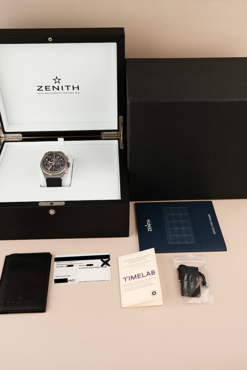 Zenith Defy El Primero 9.590.009.004 Box + og. Papiere