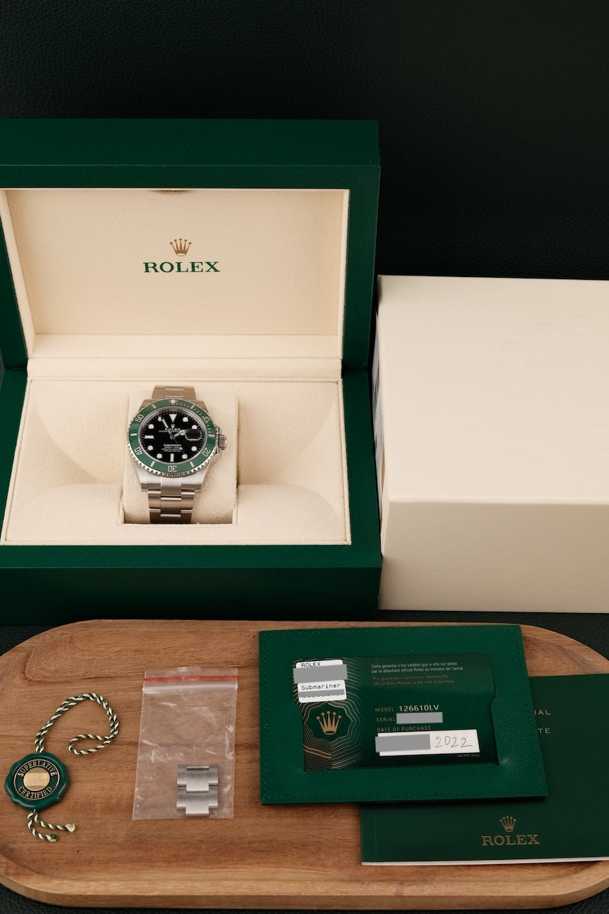 Rolex Submariner Date 126610LV Box + og. Papiere Starbucks MK I