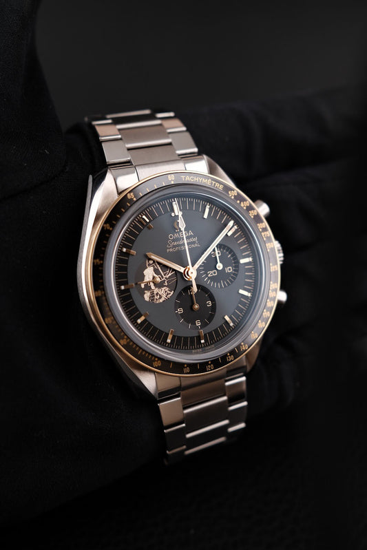 Omega Speedmaster Professional Moonwatch 31020425001001 Box + og. Papiere Apollo 11 50th Anniversary Limited Edition