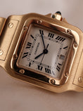 Load image into Gallery viewer, Cartier Santos Galbée 887901 Box + og. Papiere 18k Gold, Open Papers
