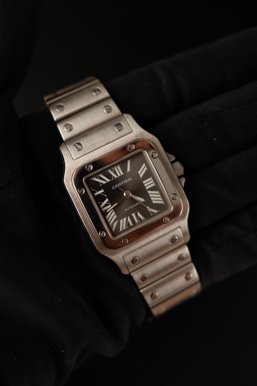 Cartier Santos Galbée 2319 Box SIHH Asia Limited Edition Grau