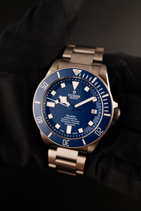 Tudor Pelagos 25600TB Box + og. Papiere blue Bezel, blue Dial, LC DE, org. Invoice