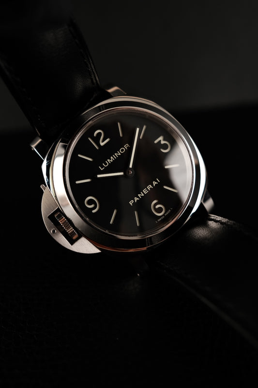 Panerai Luminor Base PAM00219 Box + og. Papiere Left Handed