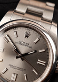 Bild in Galerie-Betrachter laden, Rolex Oyster Perpetual 36 116000 Box + og. Papiere Silver Stick Dial, LC100, First Buyer's Invoice
