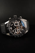 Charger l'image dans la visionneuse de la galerie, Tag Heuer Carrera Heuer-02T CAR5A8YFC6377 Box + og. Papiere Chronograph Tourbillion
