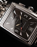 Load image into Gallery viewer, Jaeger-LeCoultre Reverso Gran Sport Chronograph 295859 Box + og. Papiere Rare Black Dial, 2024 Jaeger LeCoultre Service, LC DE
