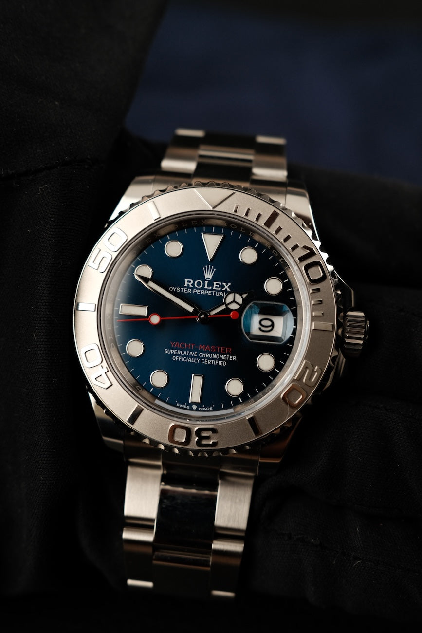 Rolex Yachtmaster 40 126622 Box + og. Papiere Blue Dial