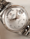 Carica l'immagine nel visualizzatore della galleria, Tudor Prince Date 76214 Box + og. Papiere Silver Diamond Dial
