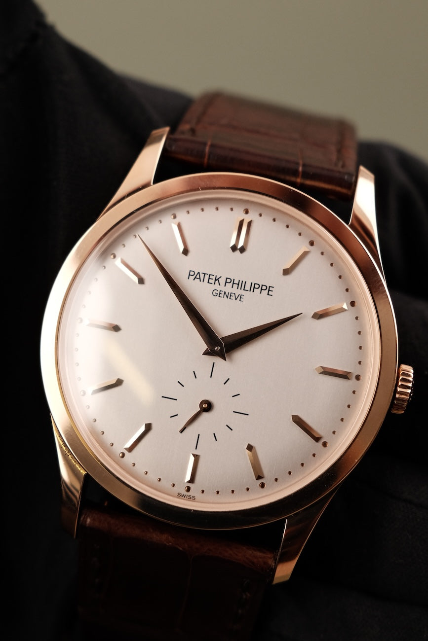 Patek Philippe Calatrava 5196R-001 Box + og. Papiere 18k Rosegold