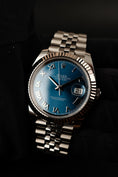 Bild in Galerie-Betrachter laden, Rolex Datejust 41 126334 Box + og. Papiere Blue Roman, First Buyer's Invoice, LC100
