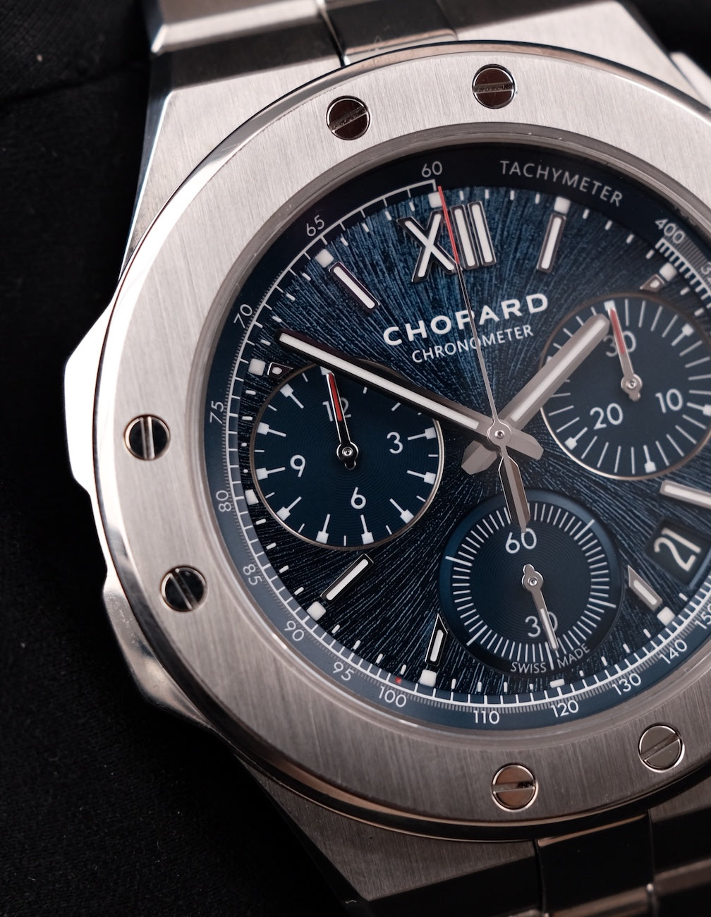 Chopard Alpine Eagle XL Chrono 298609-3001 Box + og. Papiere