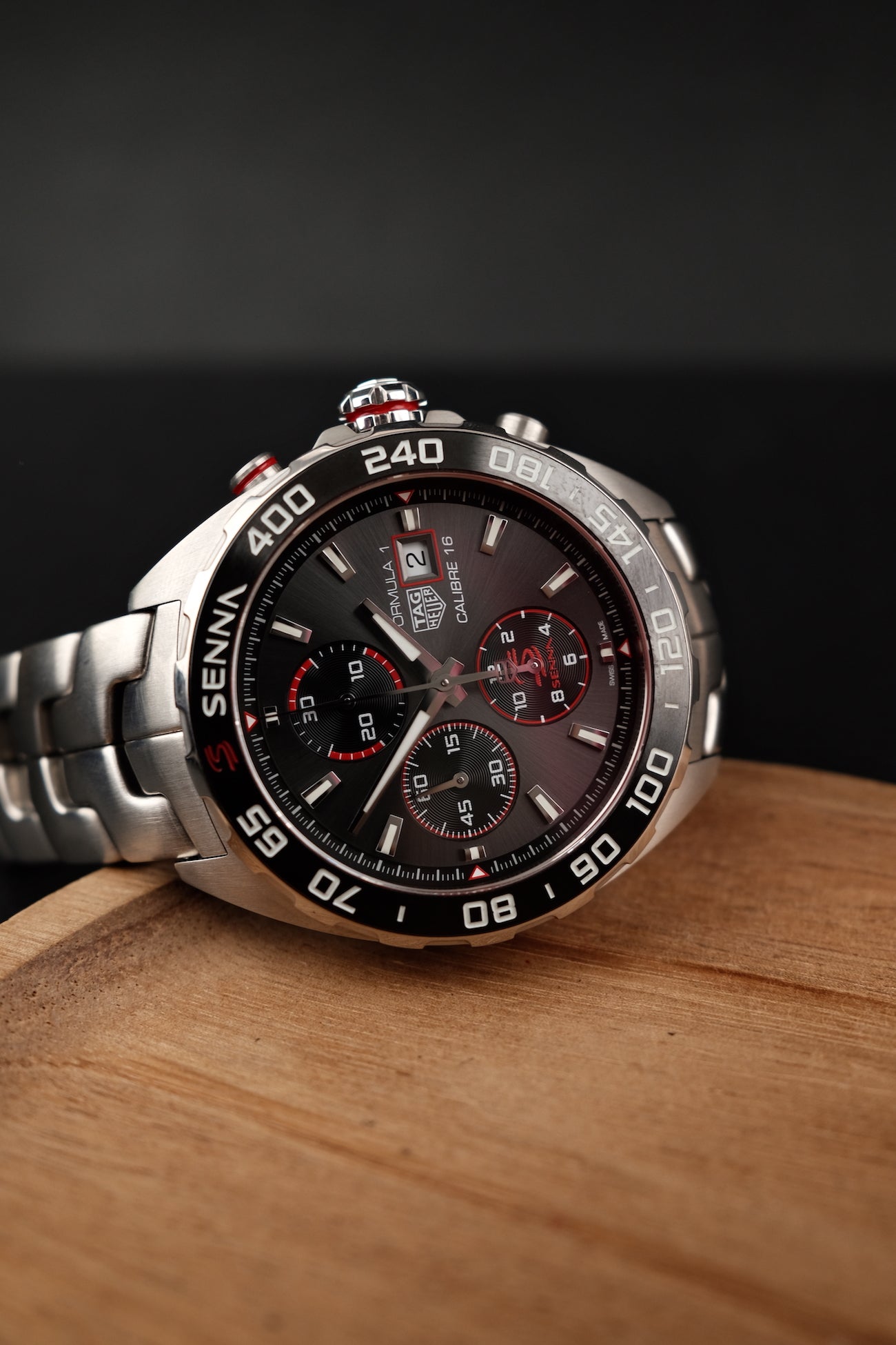 Tag Heuer Formula 1 x Senna Cal.16 Spezial Edition CAZ201D.BA0633 Box + og. Papiere German Delivered, First Buyer's Invoice