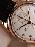 Bild in Galerie-Betrachter laden, IWC Portugieser Chronograph Classic IW390301 Box + og. Papiere SERVICED by IWC 2023
