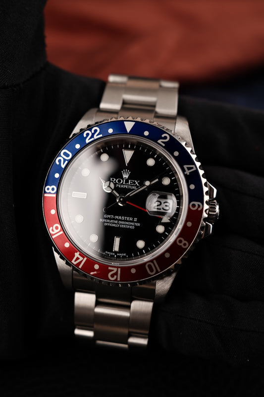 Rolex GMT-Master II 16710  Box + og. Papiere Pepsi