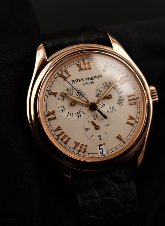 Patek Philippe Annual Calendar 5035R Original Papiere Rose Gold Cream Dial Additional Extract