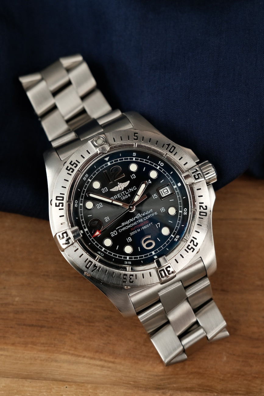 Breitling Superocean Steelfish A17390-3014 Box + og. Papiere German Delivered