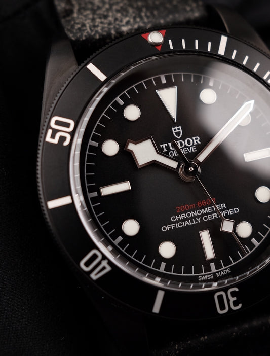 Tudor Black Bay Heritage Dark 79230DK Box + og. Papiere German Delivered, First Buyer's Invoice