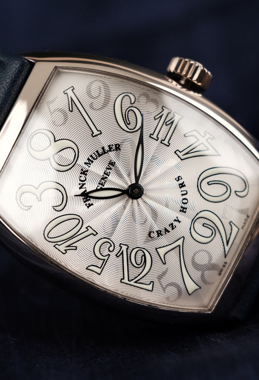 Franck Muller Crazy Hours  7851CH  Box + og. Papiere Whitegold