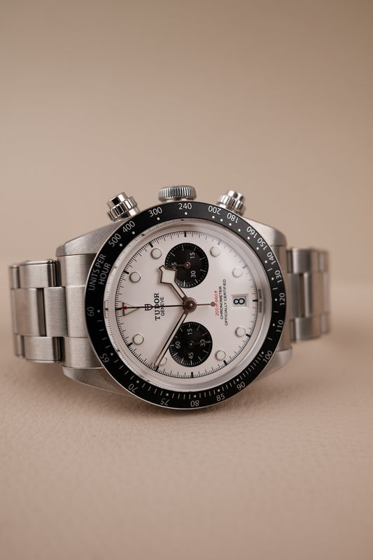 Tudor Tudor Black-Bay Chronograph 79360N Box + og. Papiere Panda, German Delivered, First Buyer´s Invoice