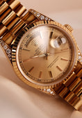 Charger l'image dans la visionneuse de la galerie, Rolex Day-Date 36 18338 Factory Diamond Lugs, unpolished, Serviced
