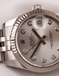 Bild in Galerie-Betrachter laden, Rolex Datejust 31 178274 Box + og. Papiere Silver Diamond Dial SERVICED
